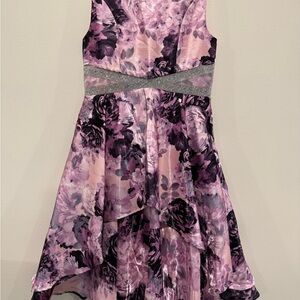 Nordstrom Pink and Purple Floral Dress